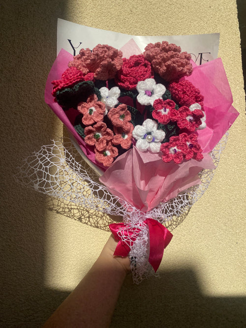 Buchet Crosetat - Dragoste Cusută