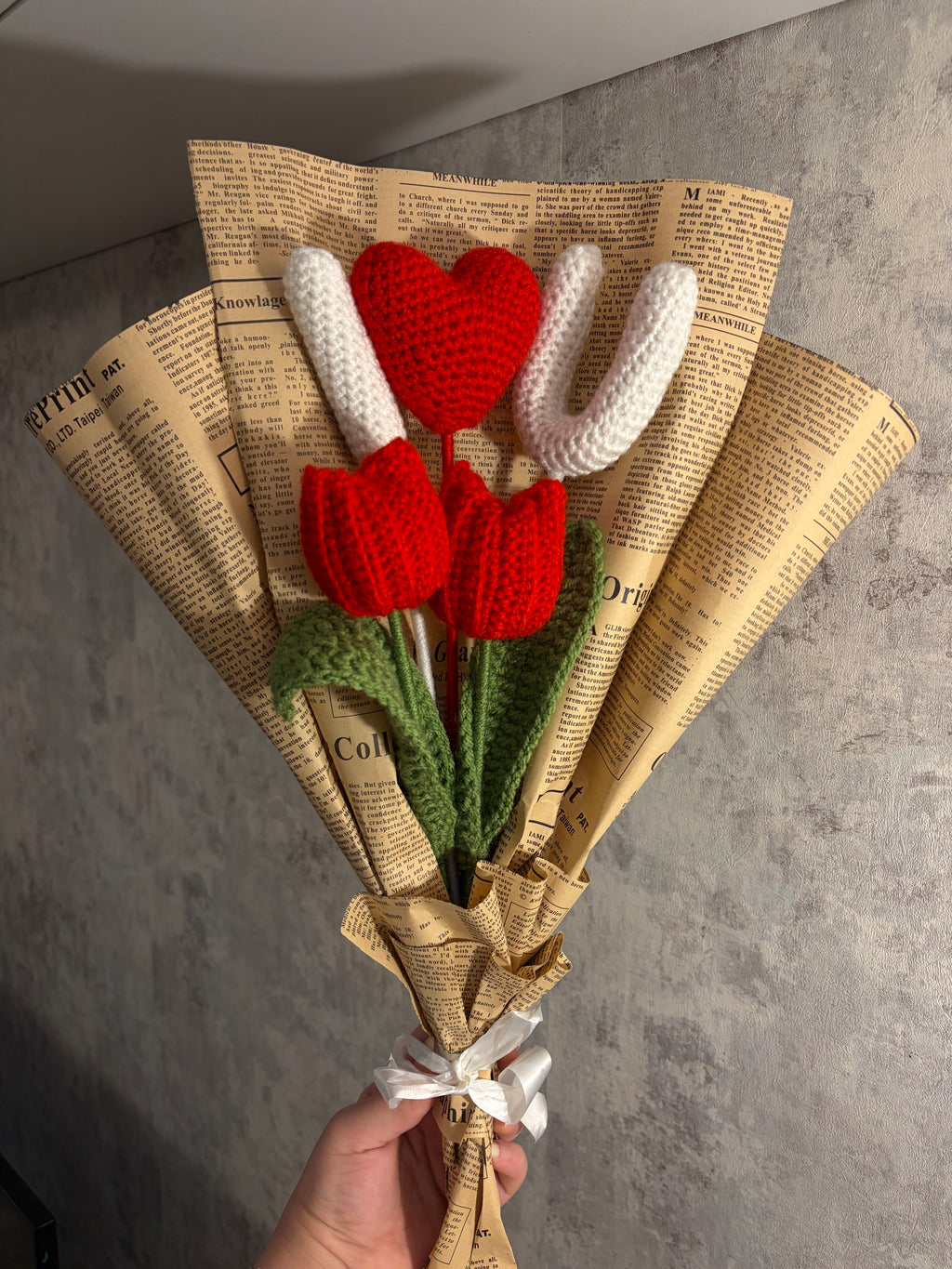 Buchet Crosetat - I Love You