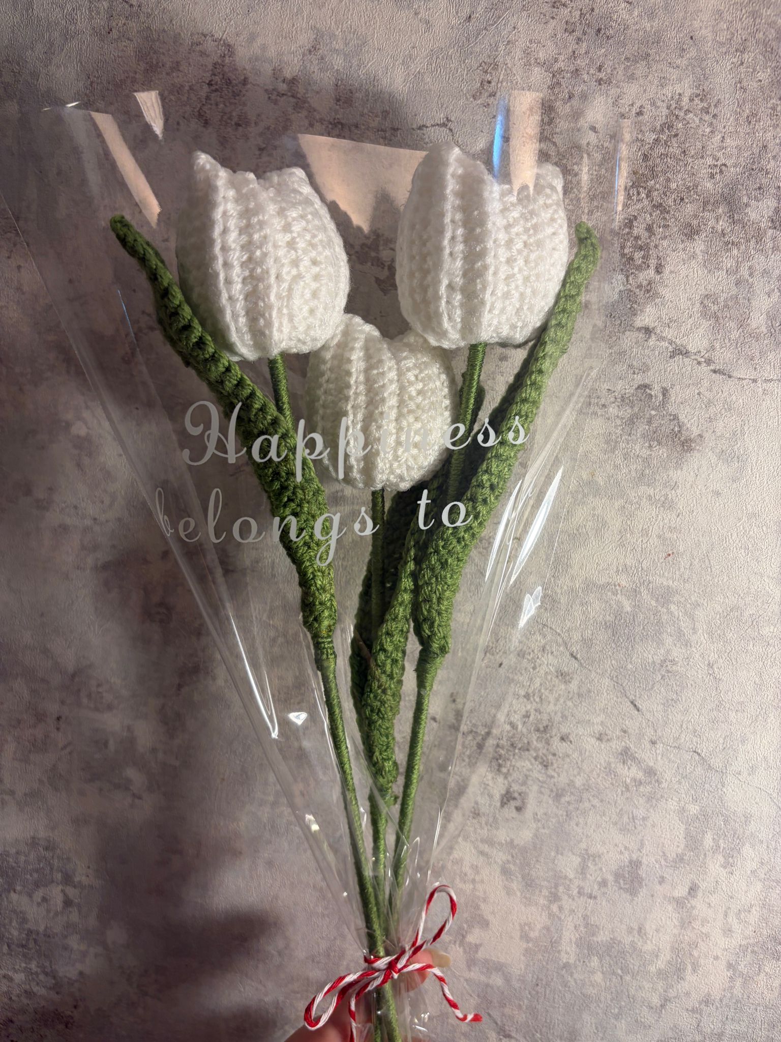 Lalele crosetate - Buchet