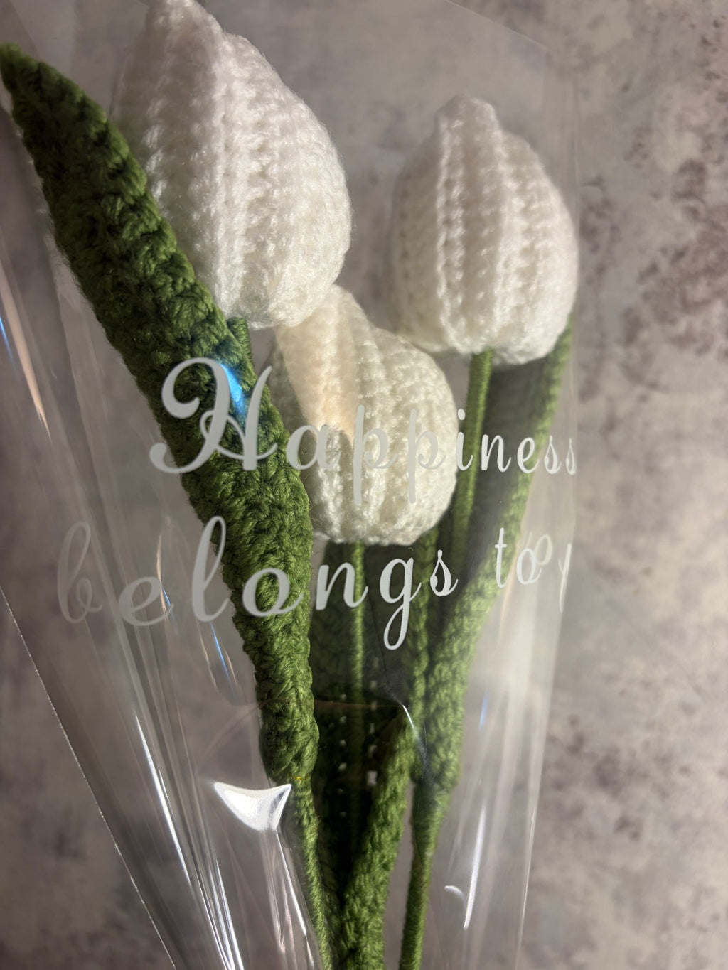 Lalele crosetate - Buchet