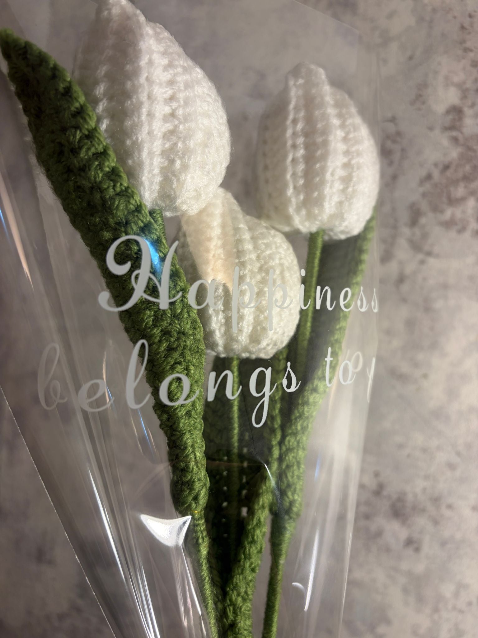 Lalele crosetate - Buchet