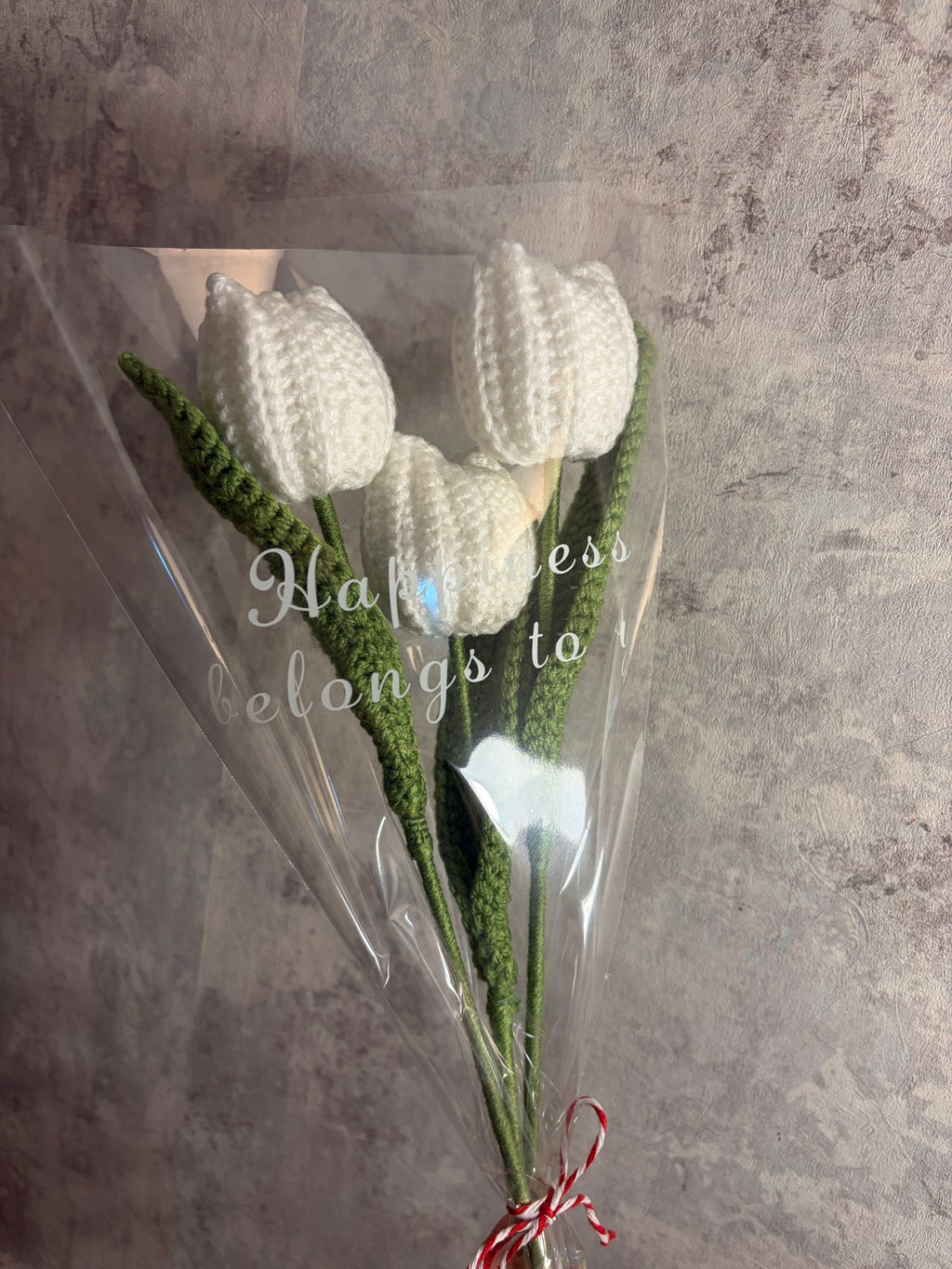 Lalele crosetate - Buchet