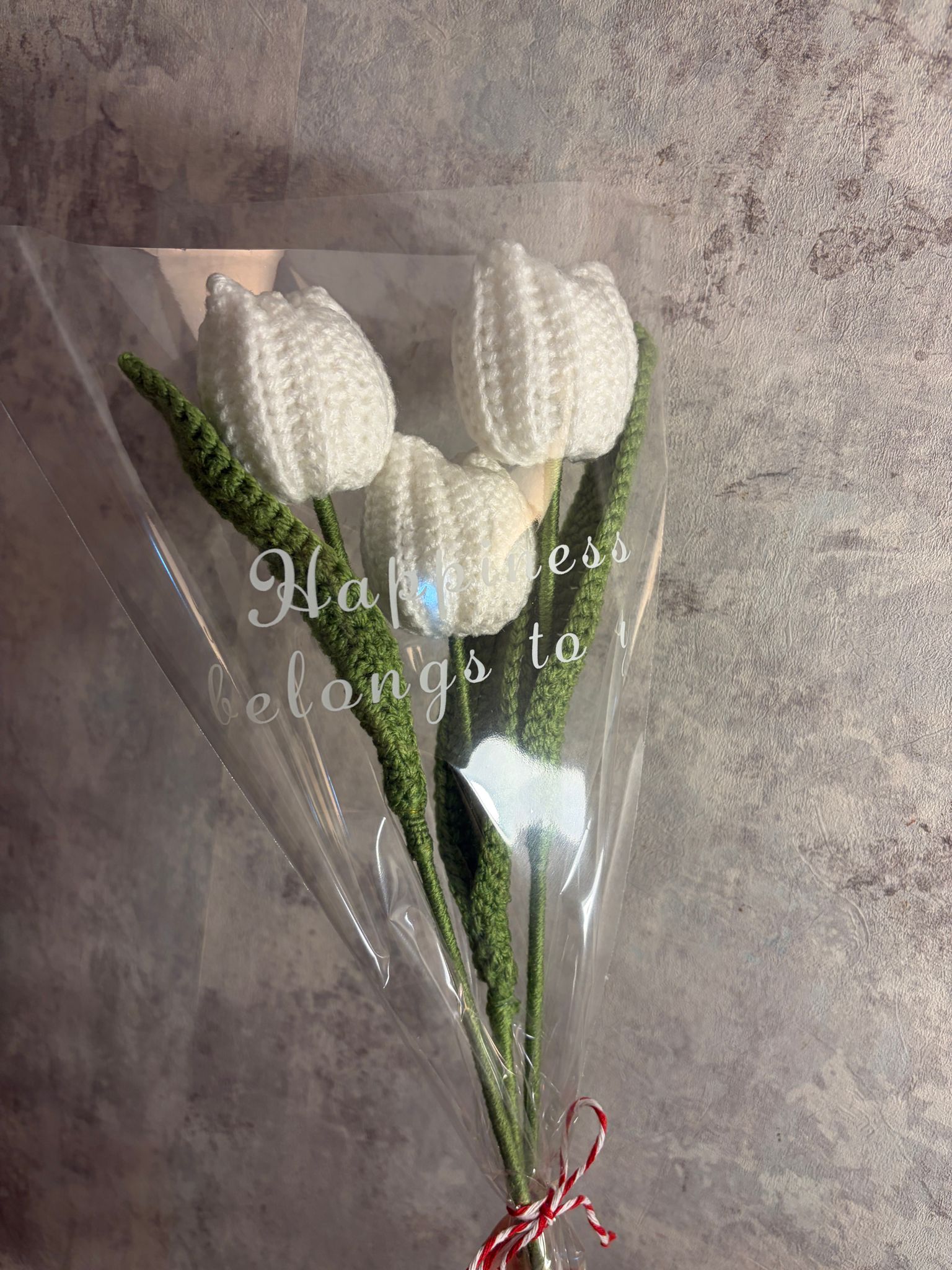 Lalele crosetate - Buchet