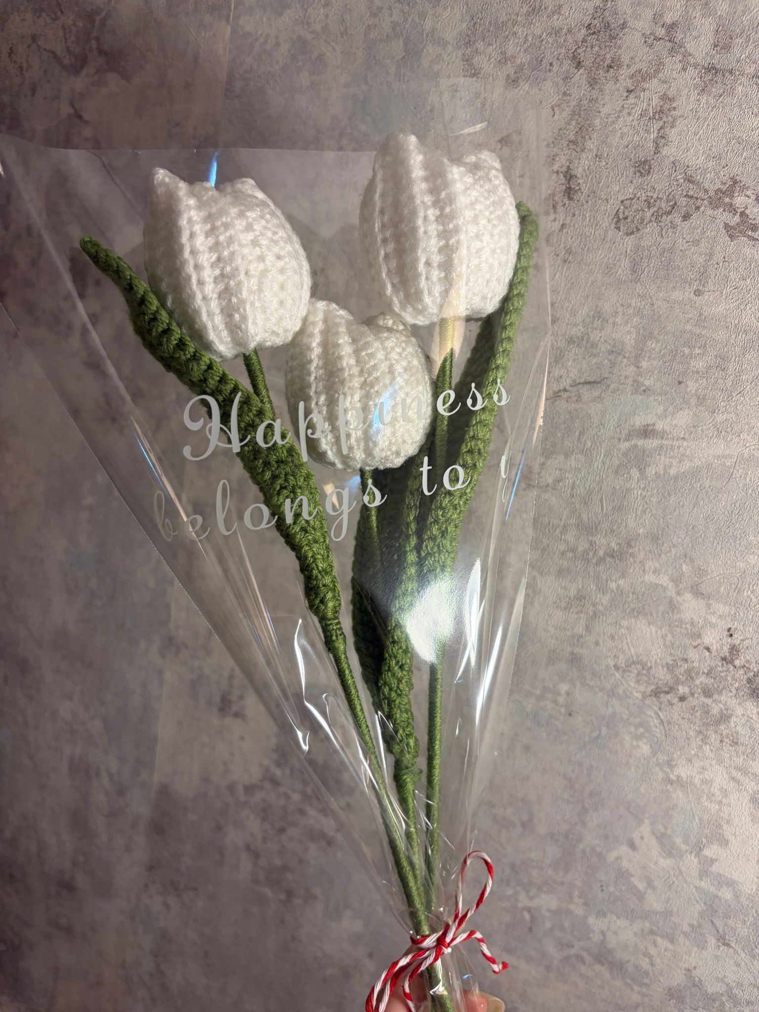 Lalele crosetate - Buchet