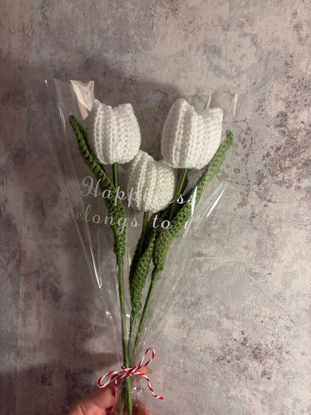 Lalele crosetate - Buchet