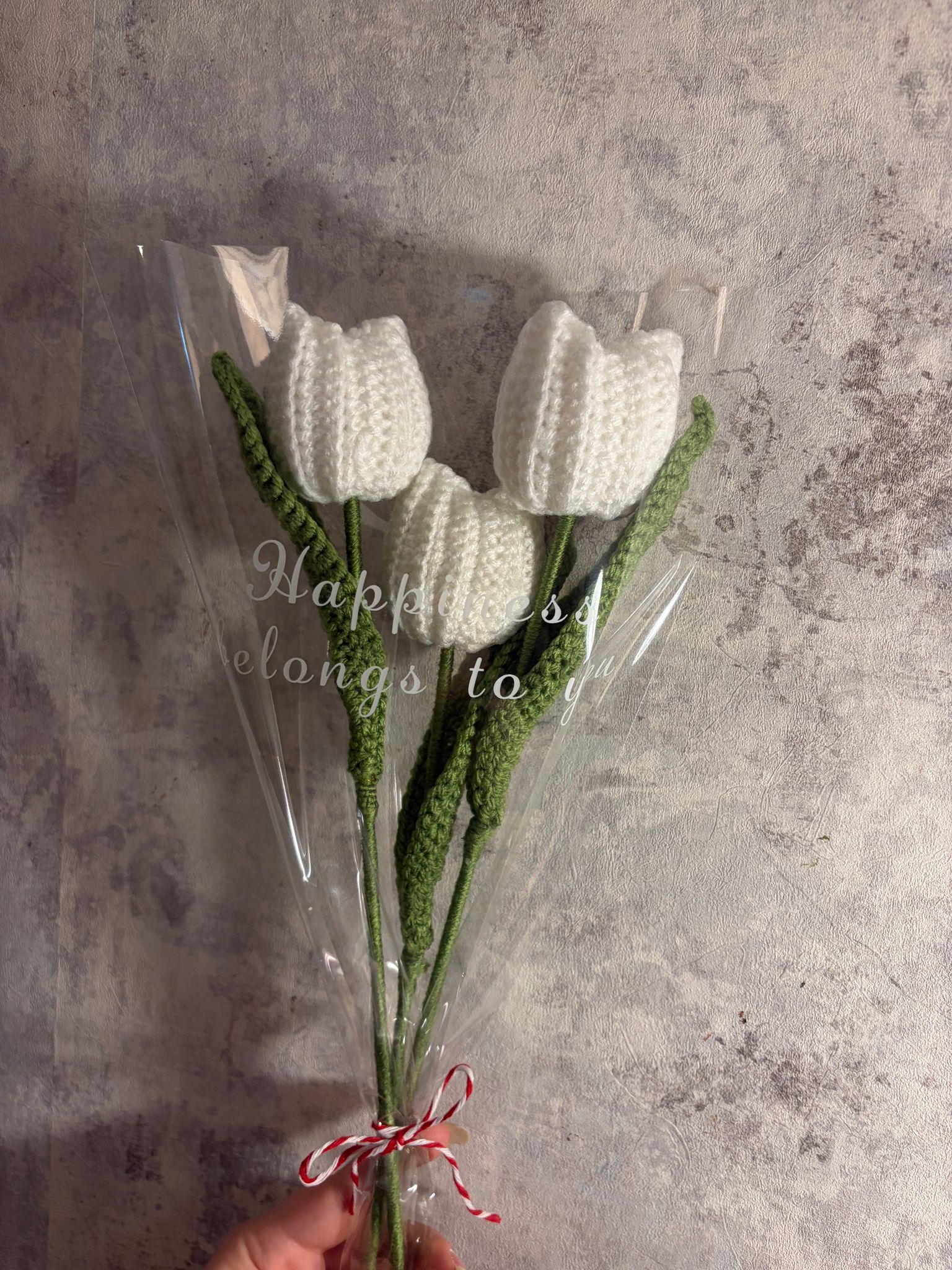 Lalele crosetate - Buchet