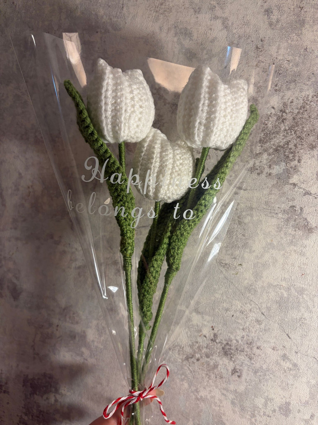 Lalele crosetate - Buchet