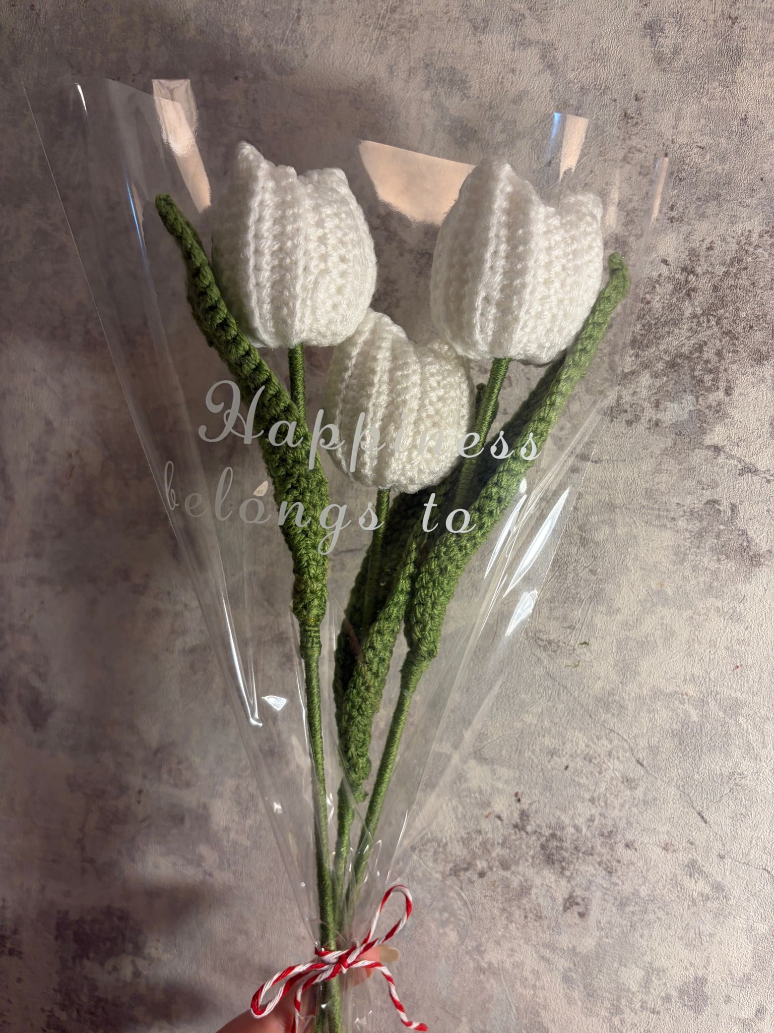 Lalele crosetate - Buchet