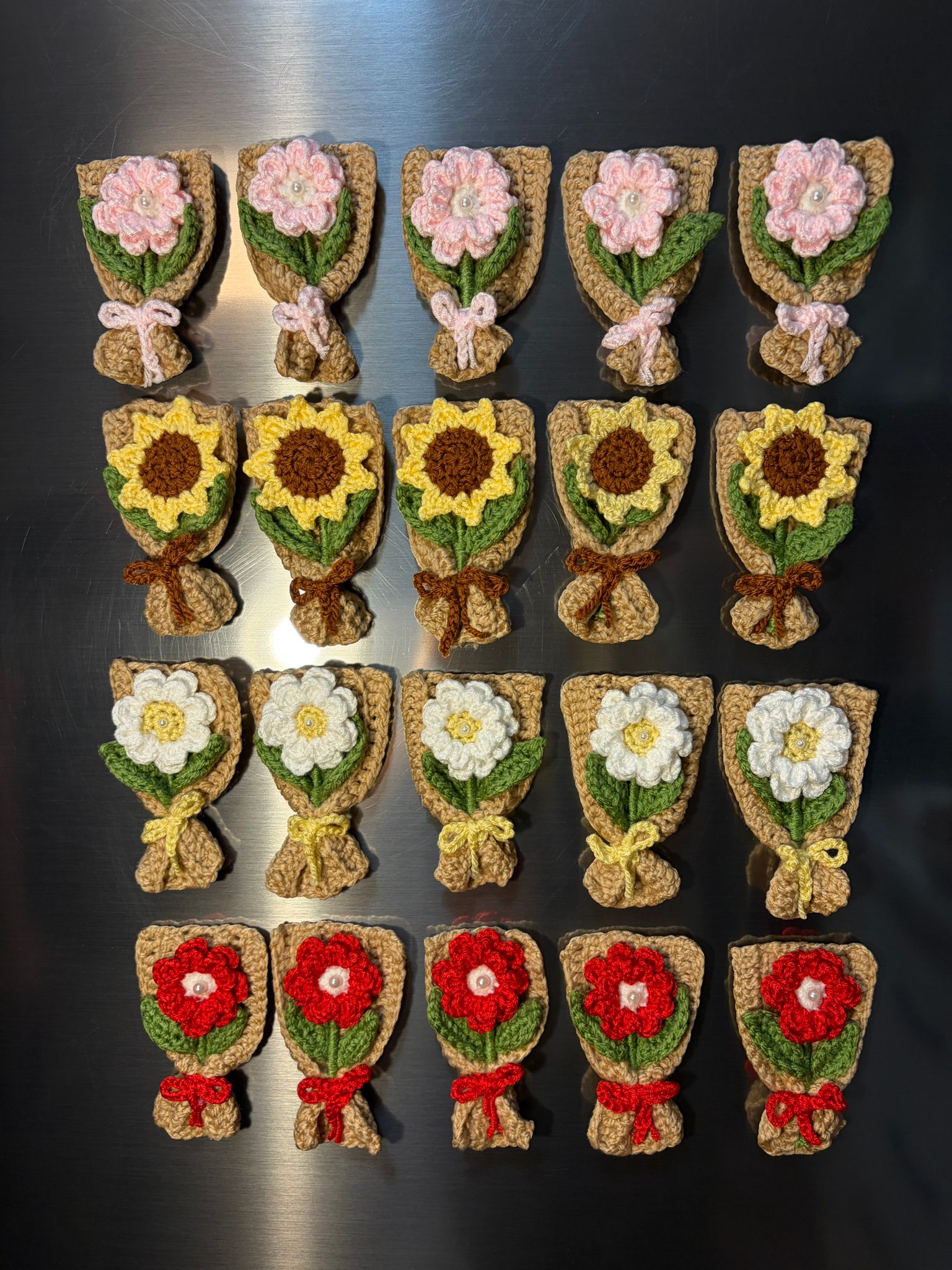 Margarete - Magnet crosetat