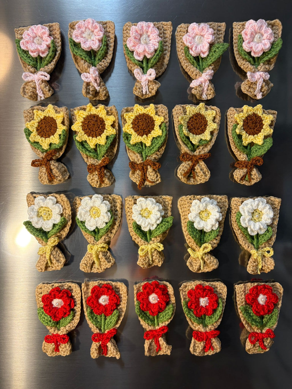 Margarete - Magnet crosetat