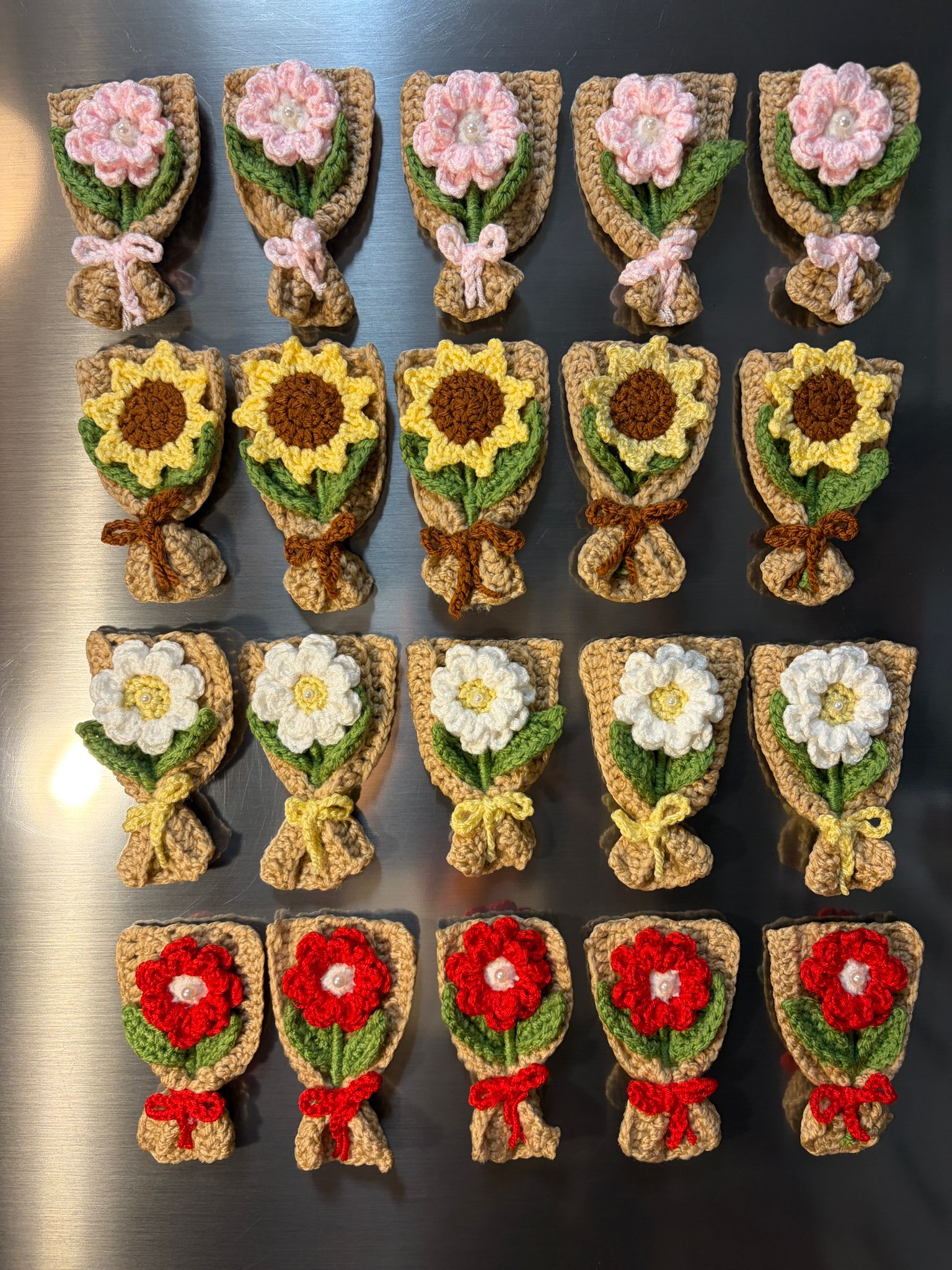 Margarete - Magnet crosetat