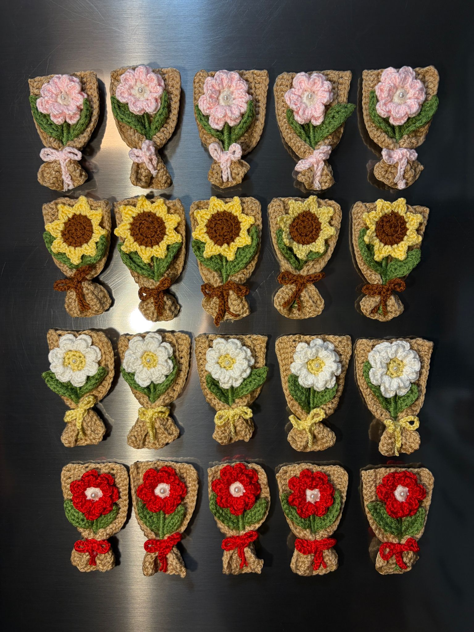 Margarete - Magnet crosetat