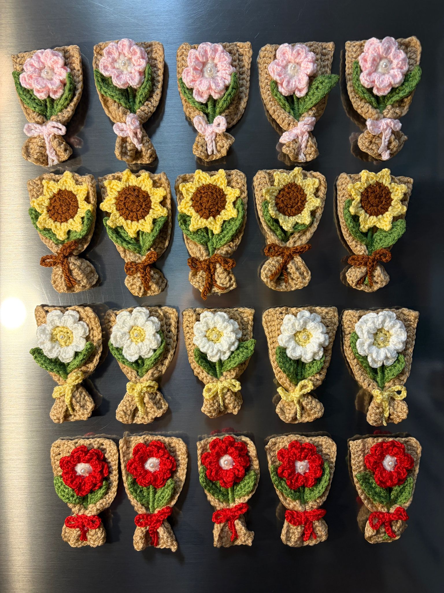 Margarete - Magnet crosetat