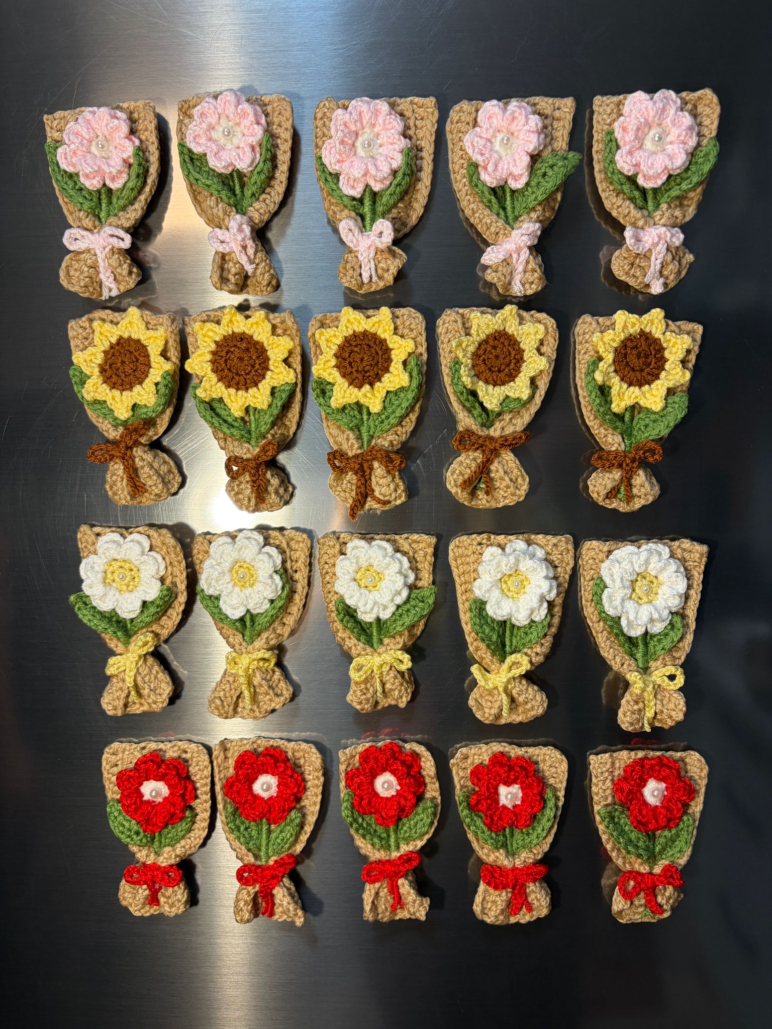 Margarete - Magnet crosetat