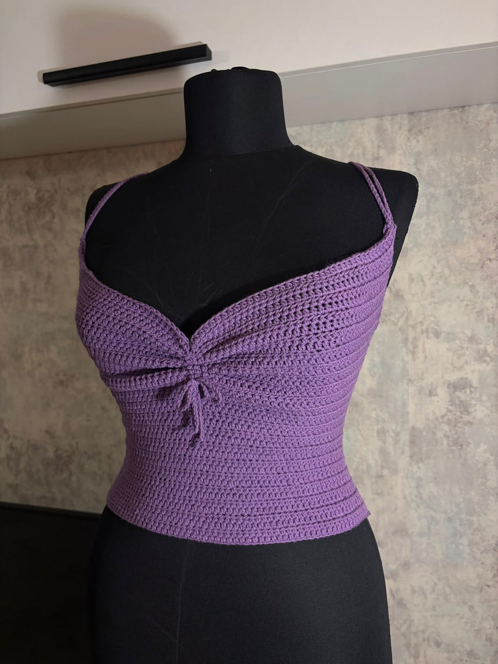 Top croșetat ,,Violet Dream"