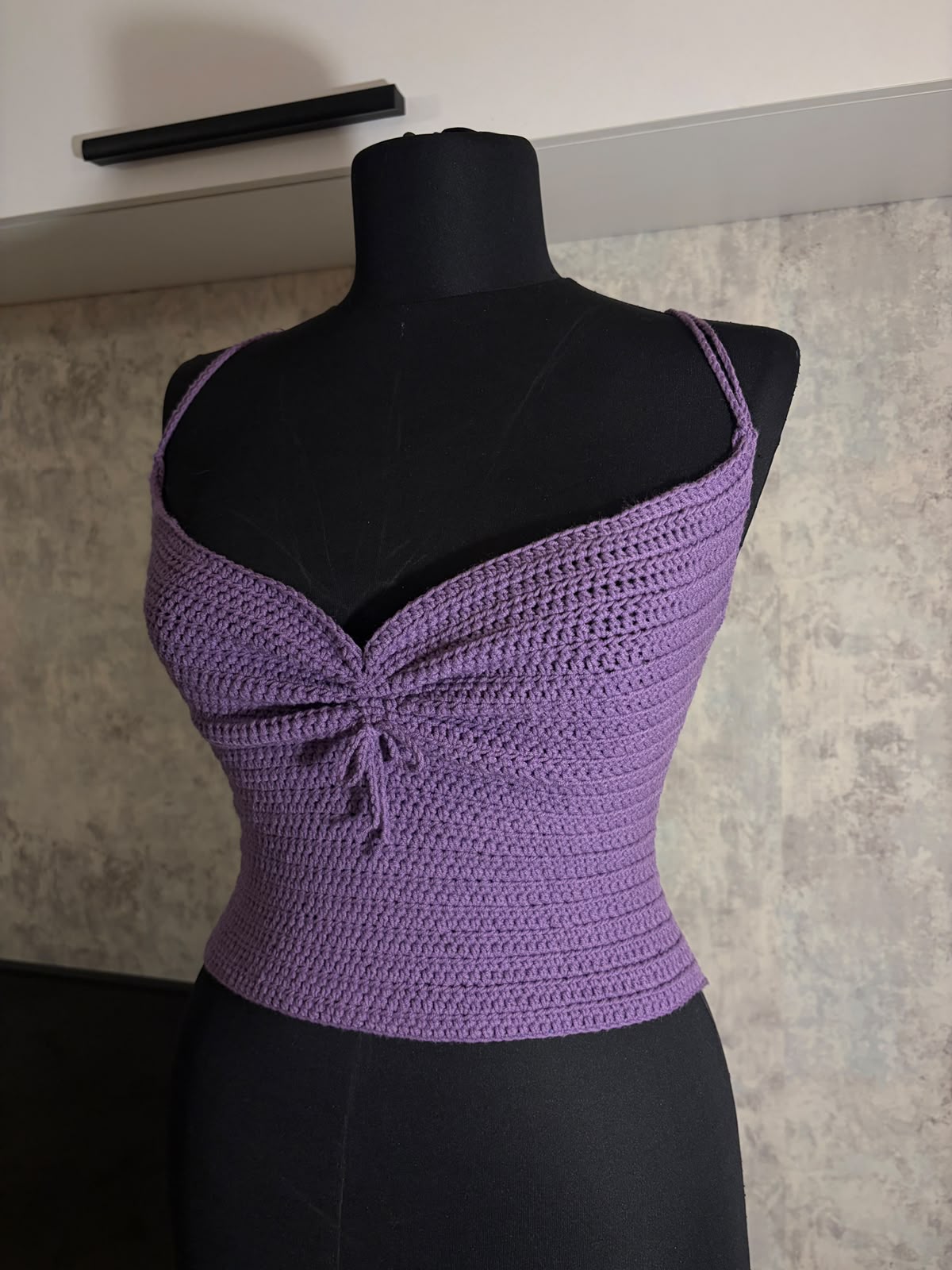 Top croșetat ,,Violet Dream"