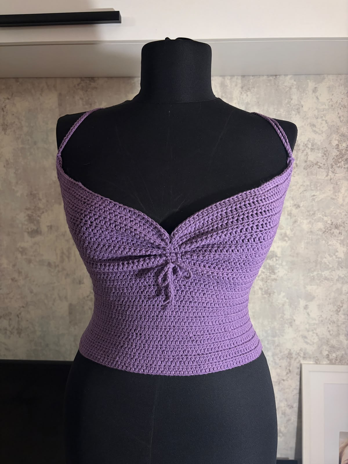 Top croșetat ,,Violet Dream"