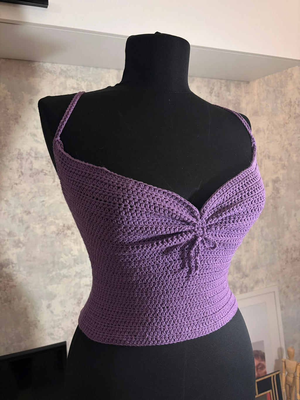 Top croșetat ,,Violet Dream"