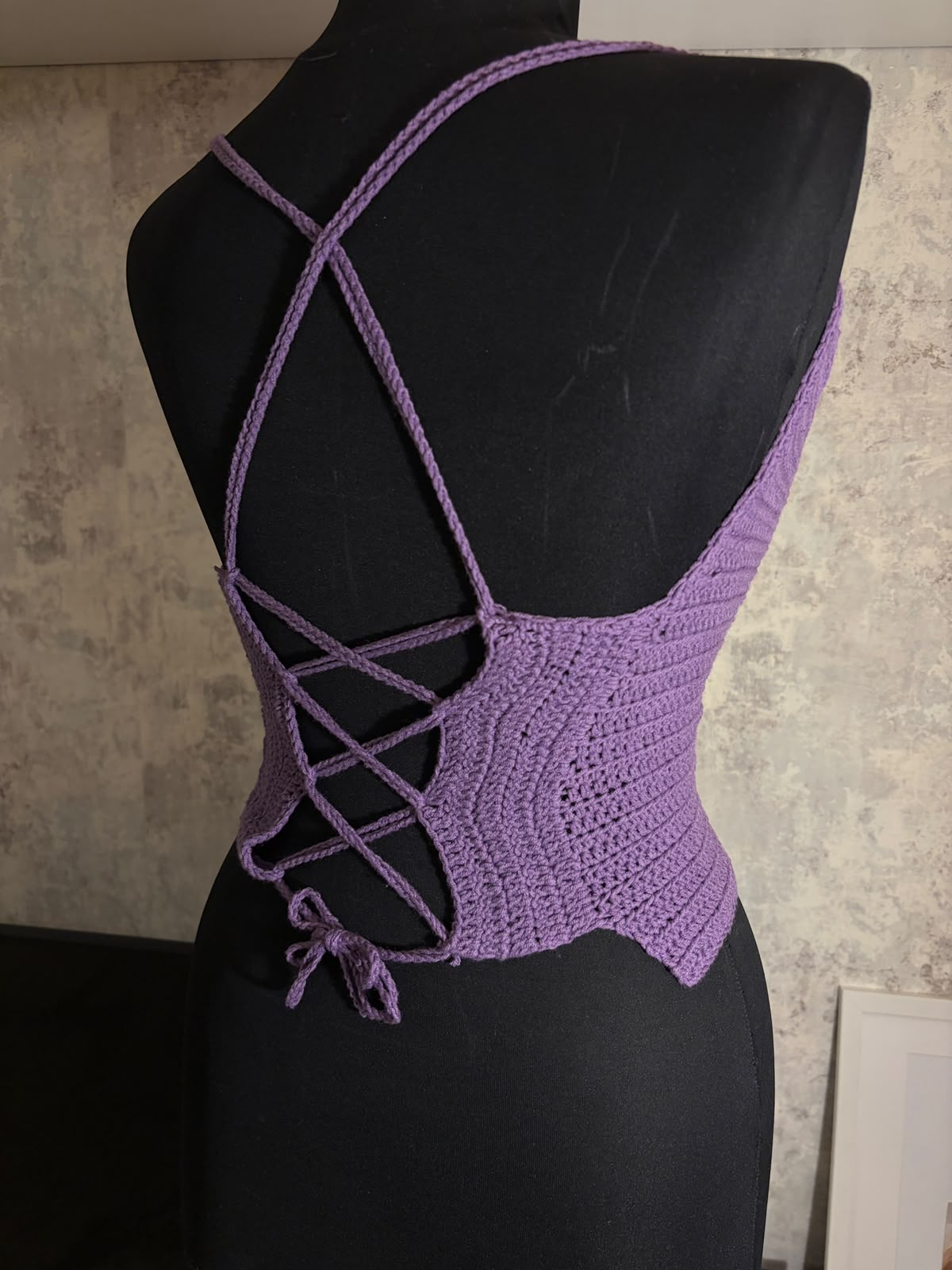 Top croșetat ,,Violet Dream"