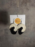 Cercei Croșetați „Yin & Yang”