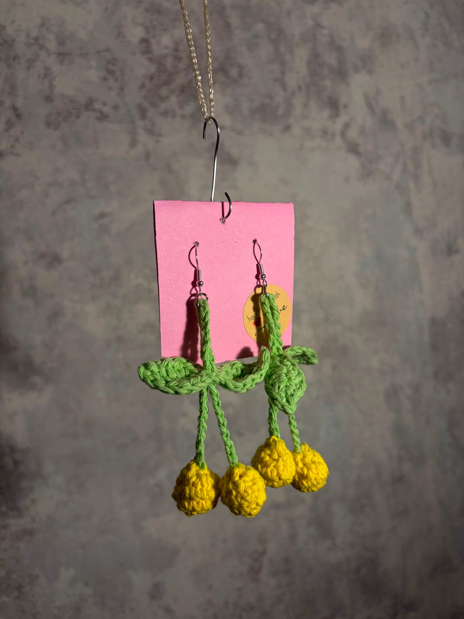 Cercei Croșetați  ,,Cherry Pop"